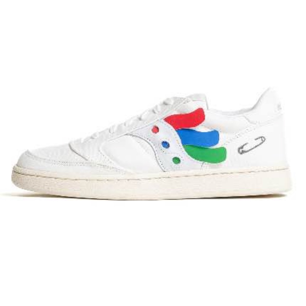 New! Unisex Saucony x Maybe Tomorrow Jazz Court “DIY” Sneakers